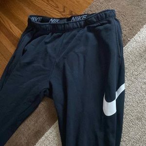 Nike Black Joggers Nike Swoosh on Side